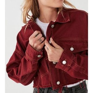 Urban Outfitters Cropped Oversized Jacket